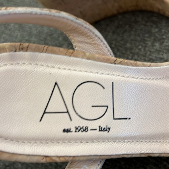 AGL Demi Ankle Strap Wedge Sandal size 36 Made in Italy NWOT - Picture 14 of 15